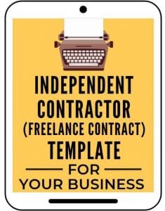 Independent contractor contract graphic